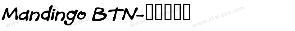 Mandingo BTN字体转换